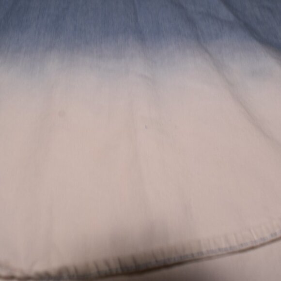 Girls Denim Hooded Shirt Dress Size 7 Long Sleeve - Picture 5 of 10